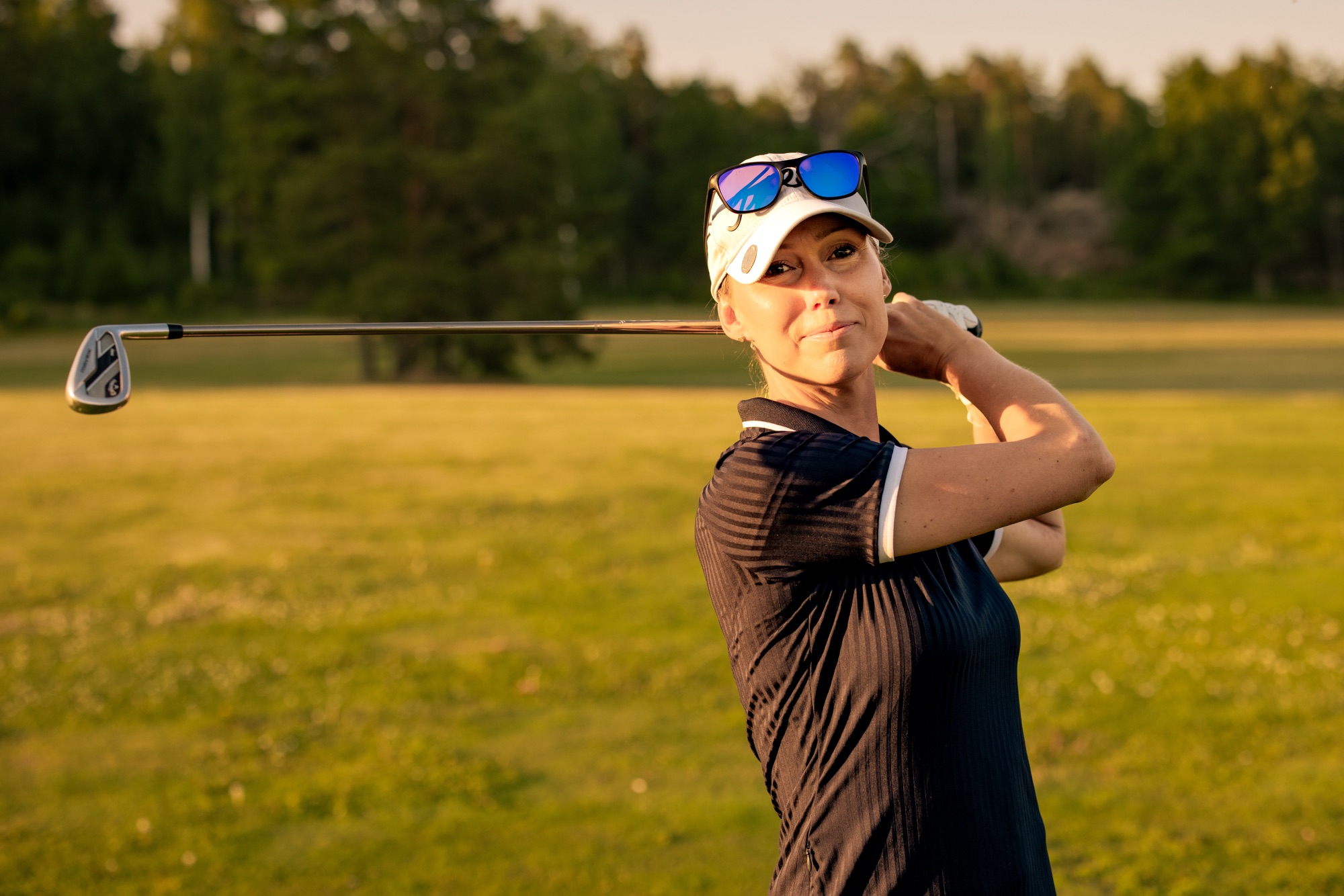 Golfvalmentaja Christine Blomqvist